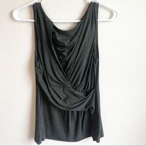 Bailey 44 Cross-Front Sleeveless Blouse, M